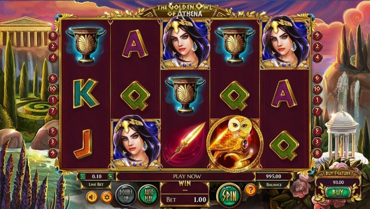Аппараты «The Golden Owl of Athena» — начни играть в казино Плей Фортуна